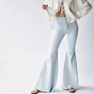Free People Just Float On Flare Jeans